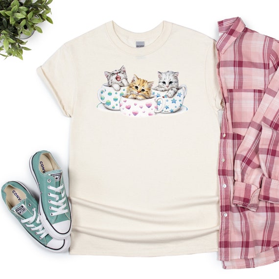 Cute kitten best sale shirts