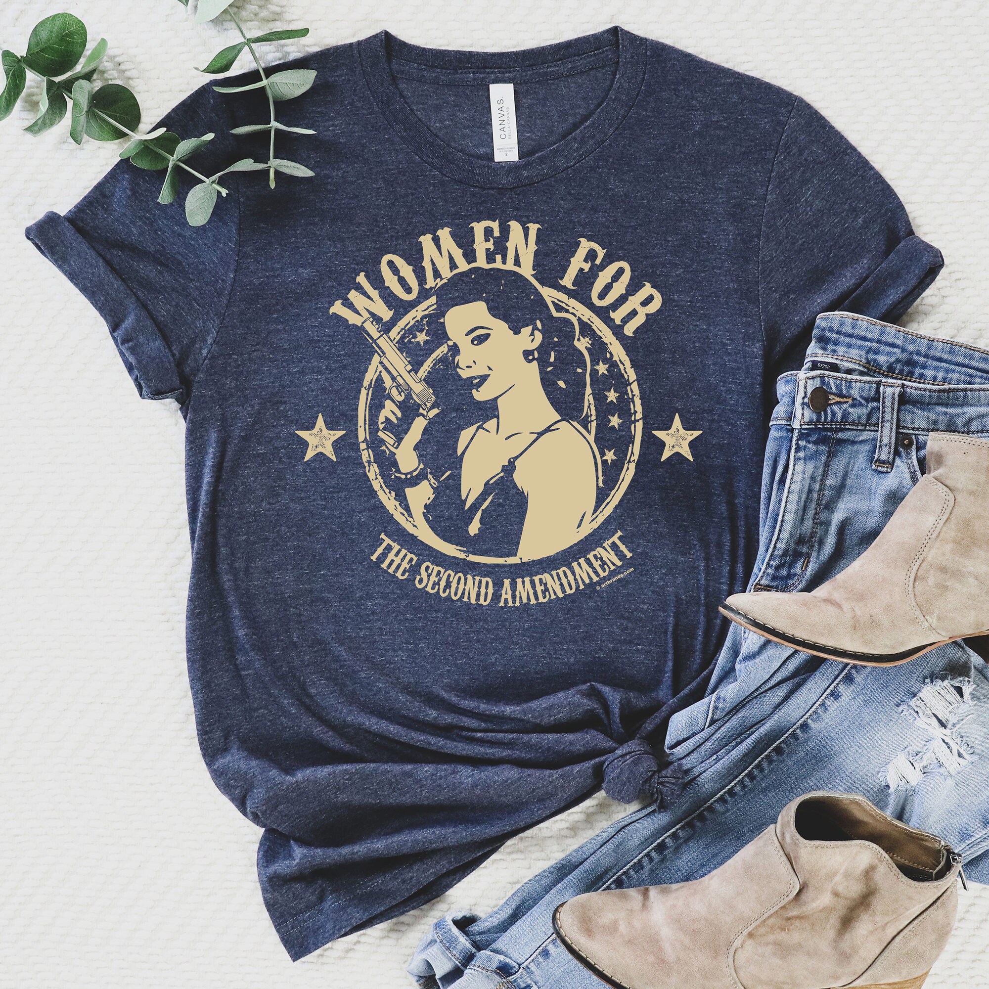 2nd Amendment T-shirt Women for the Second Right to Bear - Etsy