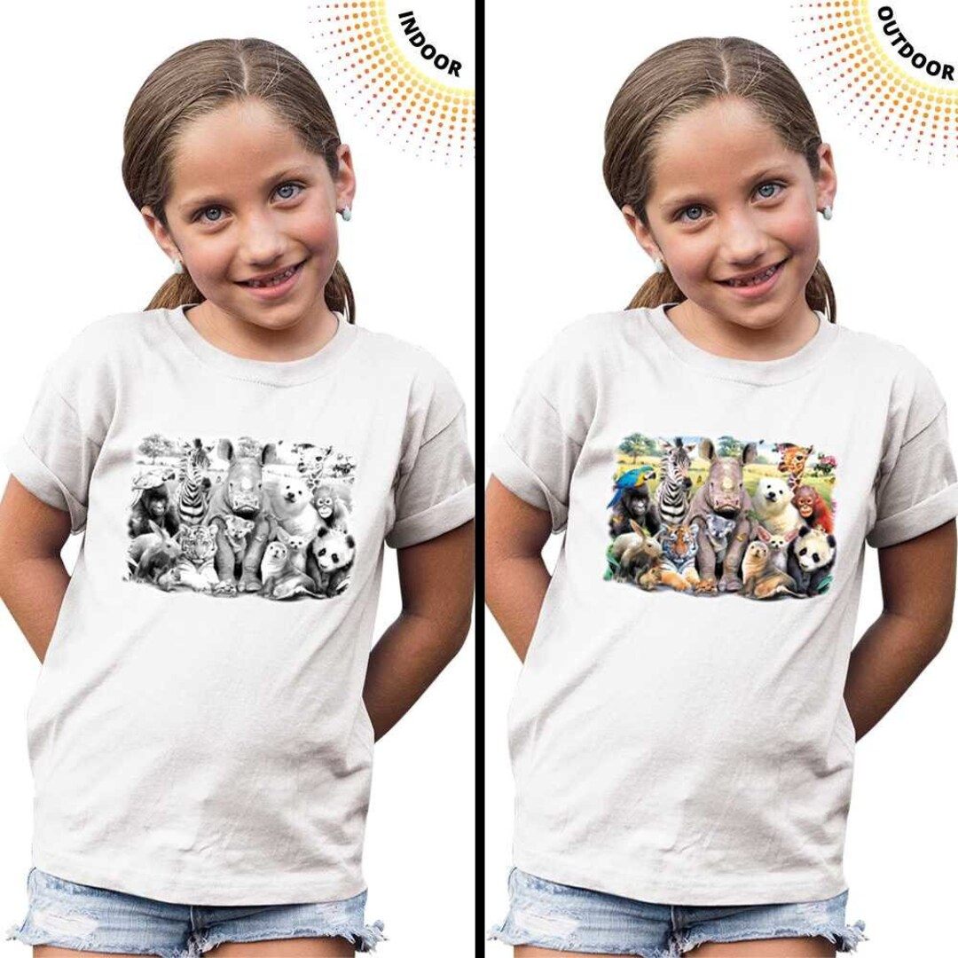 KIDS SHORT SLEEVE T-SHIRT 12-14 ALWAYS CHANGE YOUR SPOTS