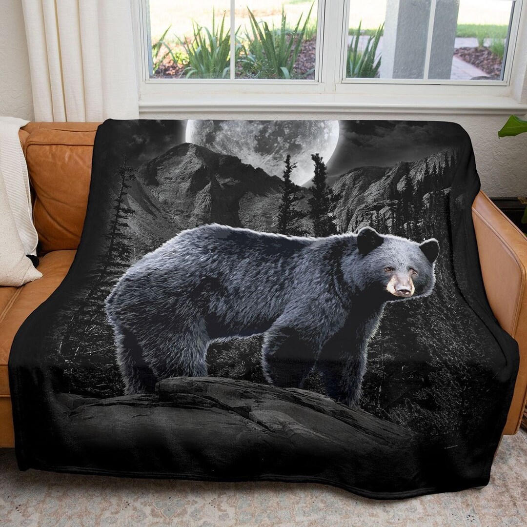 Fleece bear blanket hotsell