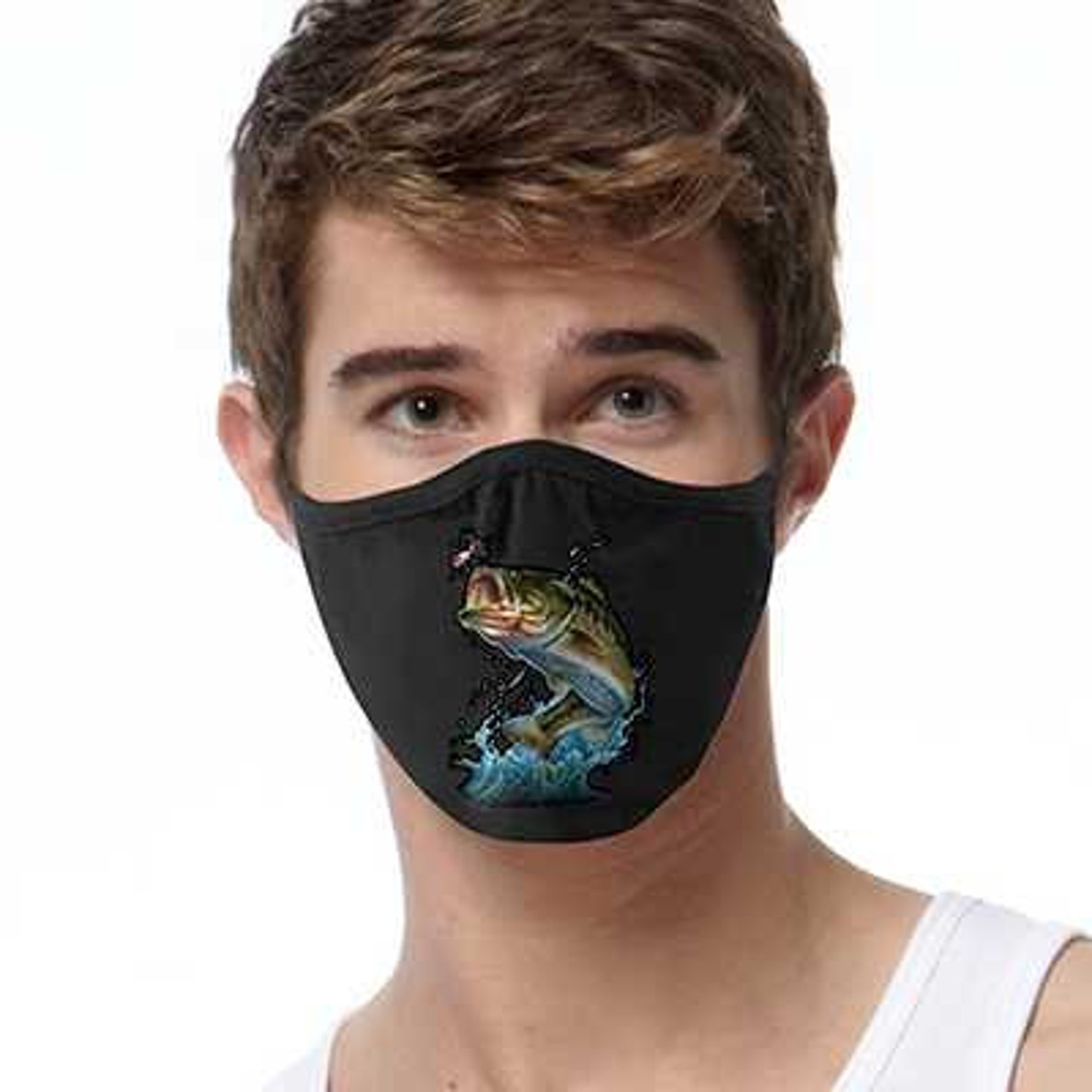 Bass Fishing FACE MASK Cover Your Face Masks Etsy