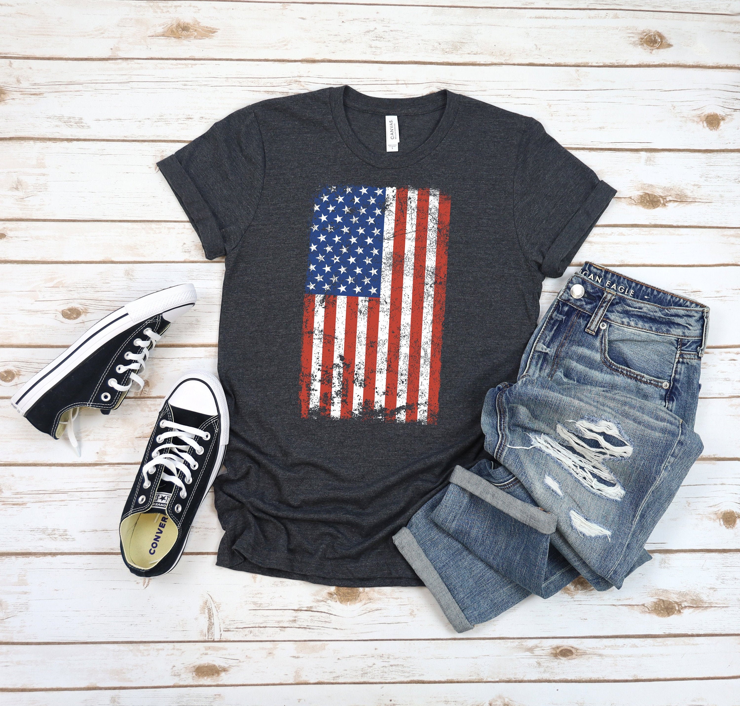 vertical flag shirt