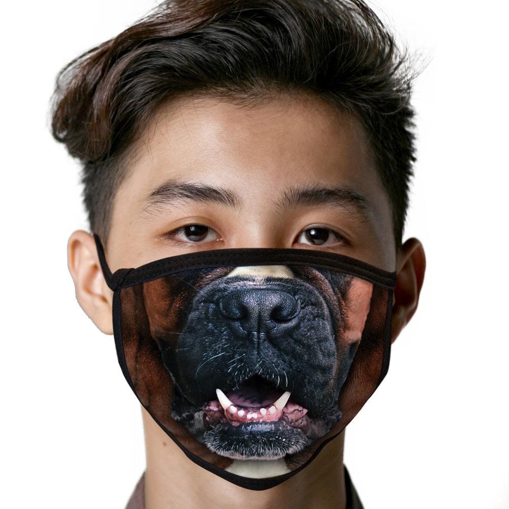 Boxer FACE MASK Cover Your Face Dog Breed Masks Etsy