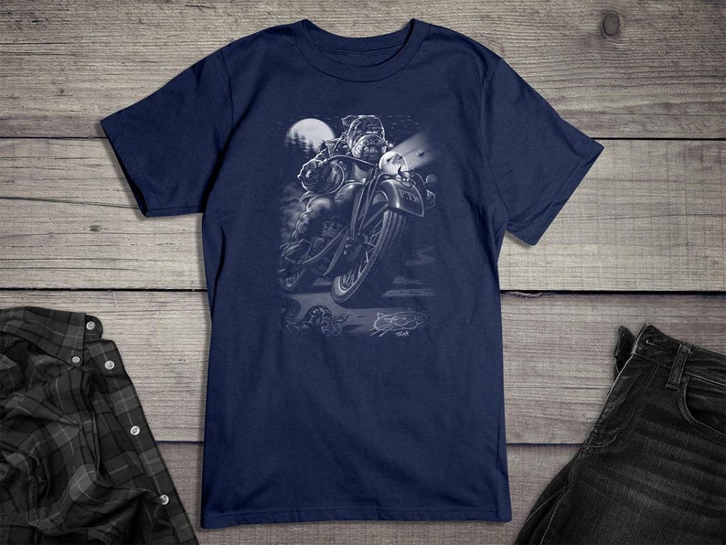 Cats Suck Biker, T-Shirt