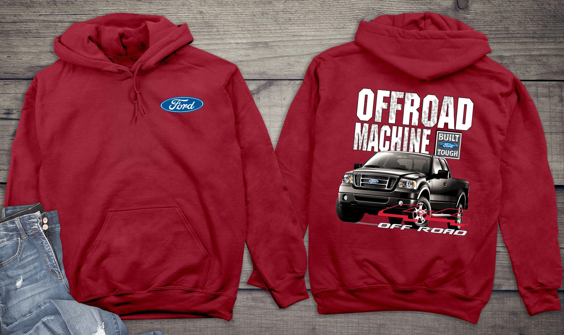 Ford Hoodie officiellement homologu Sweat shirt capuche F