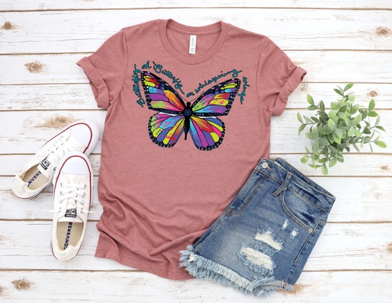 Tシャツ・カットソー +AMBLER+ Pink butterfly overfit crop sweater knit blue AKN40 maglia_cropped_a_trecce_con_lo