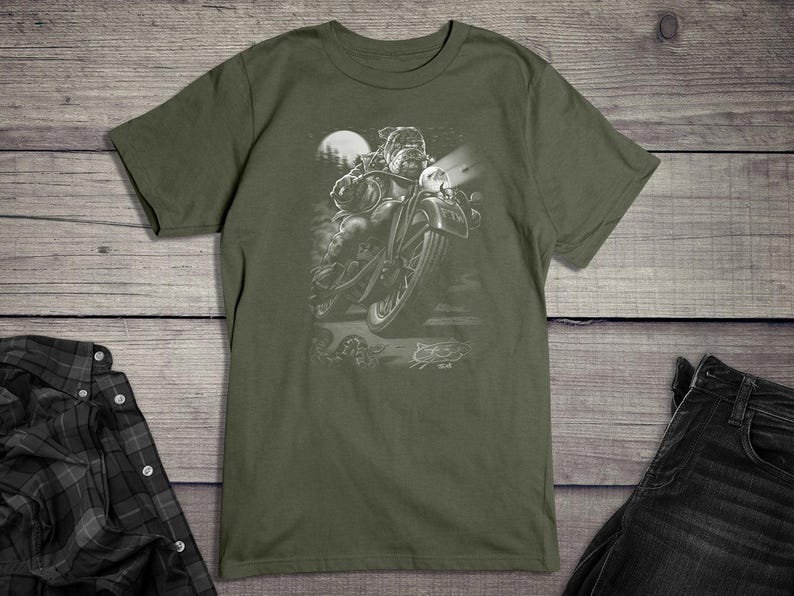 Cats Suck Biker, T-Shirt