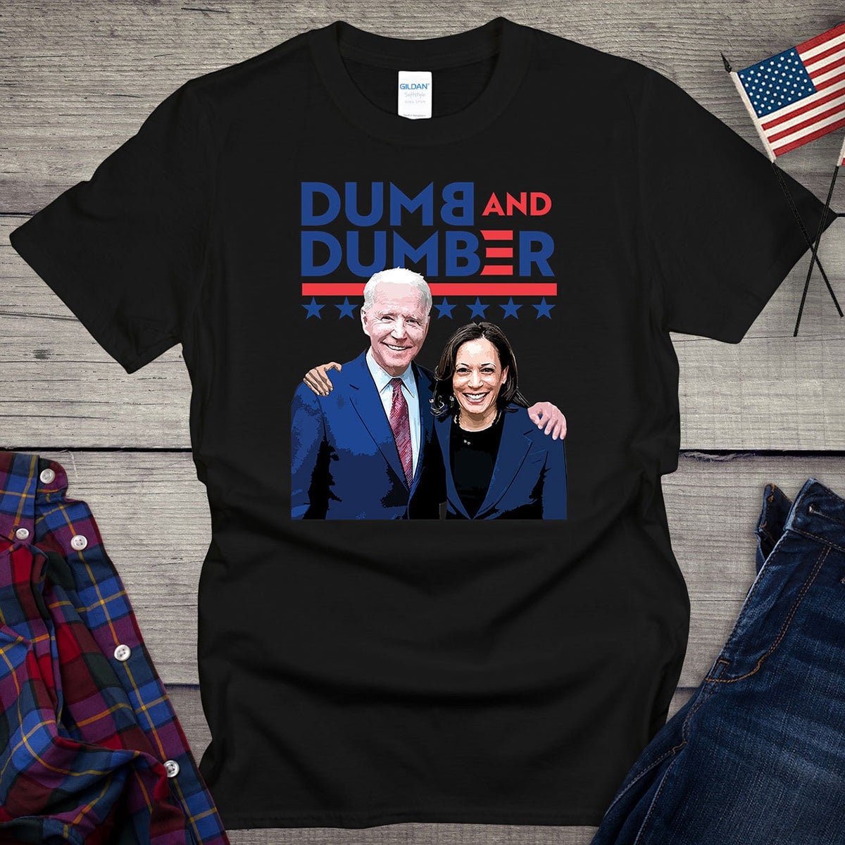 Dumb and Dumber Political Tshirt Politics Tee Joe Biden Etsy