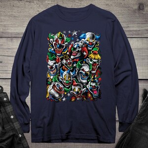 Colored Clowns I Long Sleeve Tee