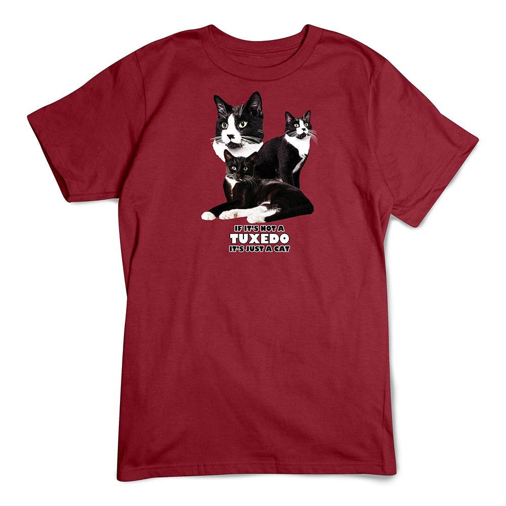 Cat T-shirt Tuxedo Cat Breed Tee Not 
