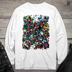 Colored Clowns I Long Sleeve Tee
