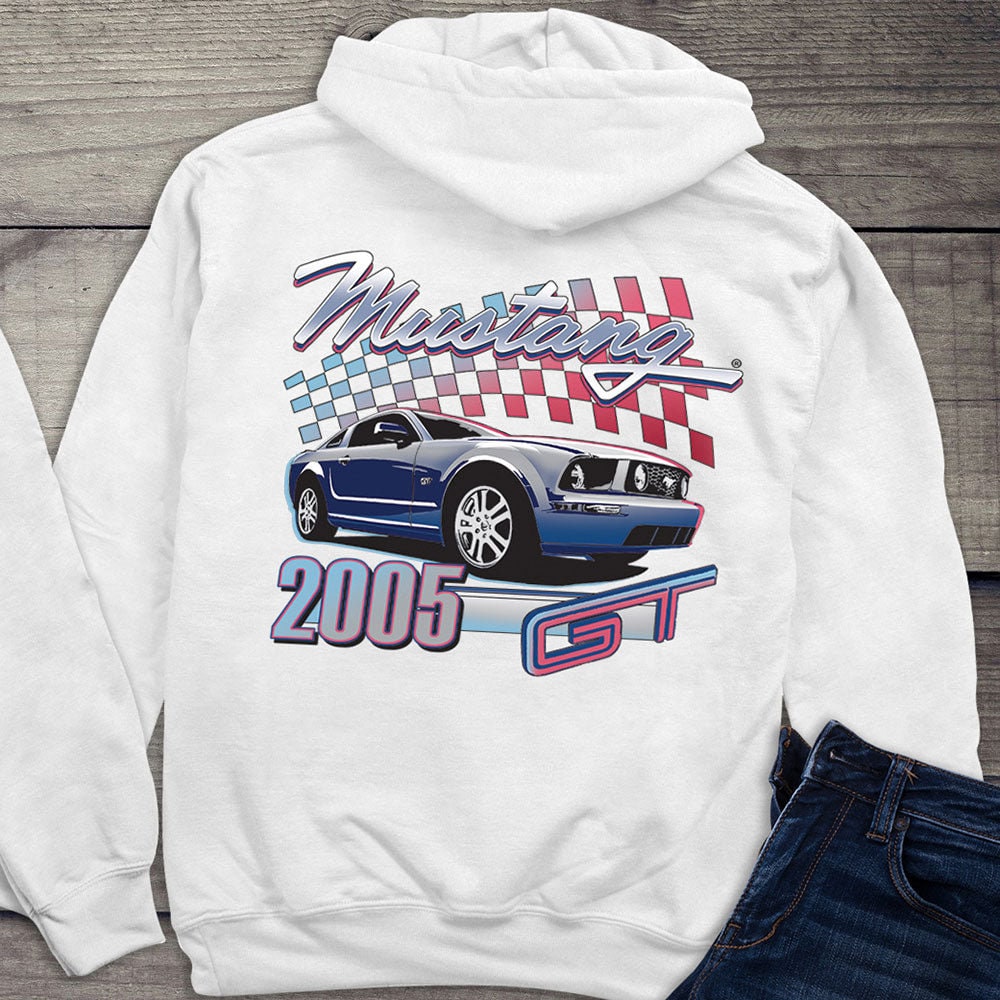 2005 Mustang GT Hoodie, Ford Hooded Sweatshirts, American Made