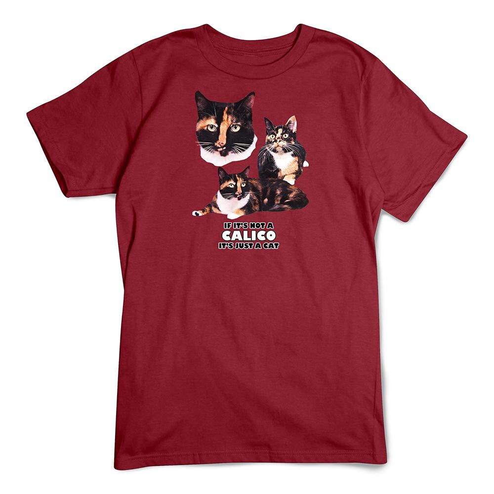 Cat T-shirt Calico Cat Breed Tee Not 