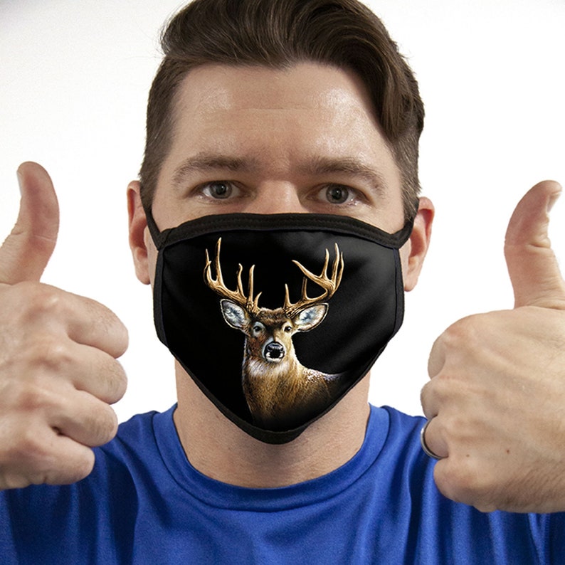 Deer FACE MASK Cover Your Face Masks Etsy