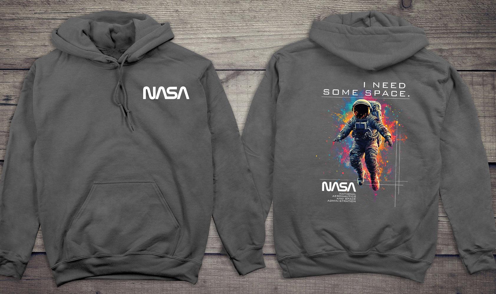 NASA I Need Some Space With Crest Hoodie - Etsy