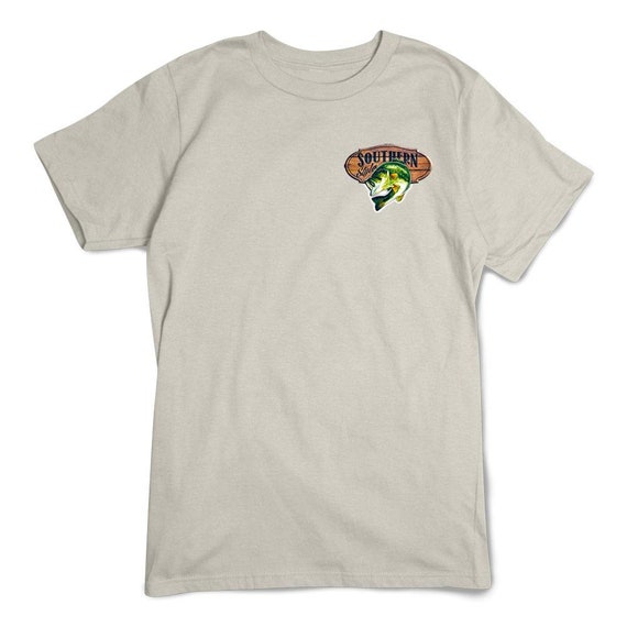 Bass Fishing T-shirt, Southern Style Large Mouth Bass Tee, Angler Shirt -   Canada