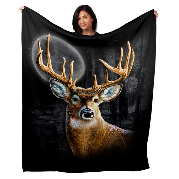 Deer Blanket Etsy