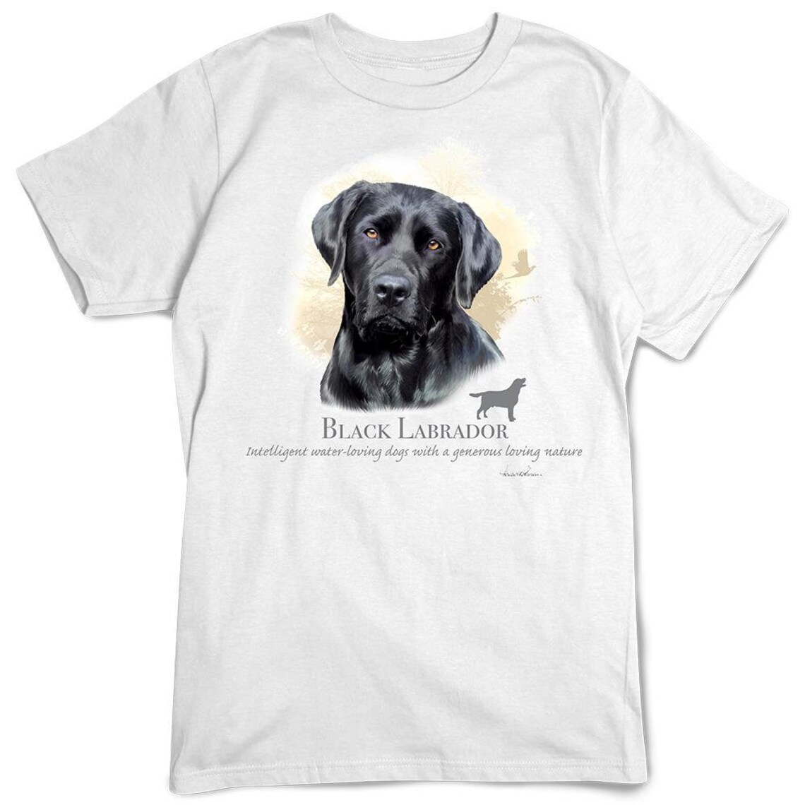 Black Lab T-shirt Labrador Retriever Dog Breeds Tee Pet - Etsy