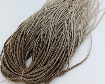 Brown to Beige Ombre Dreads and Braids/DE & SE/Double and Single ended dreads/Synthetic hair dreadlocks/Dreadlock hair extensions/Beige locs