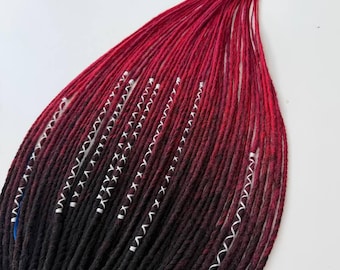 Synthetic dreadlocks, braid extensions, crochet hair loc, DE dread & braids, Double \ Single ended dreadlock