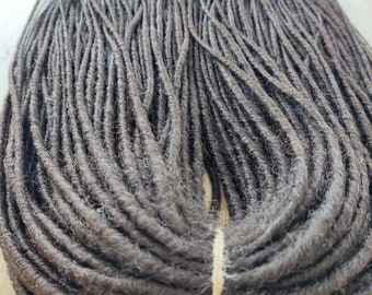 Dark brown Dreadlocks/DE & SE Dreads/Double and Single ended dreadlocs/Synthetic dreads extensions/Brown Dreadlock/Brown hair extensions