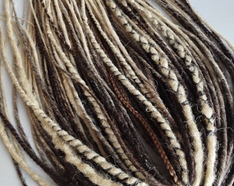 Thin Dreads & braids, viking loc extensions, Synthetic dreadlocks, Boho dread, Double \ Single ended dreadlock