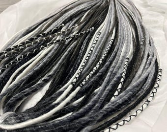 Hair braids & dreads extensions, DE \ SE Synthetic viking dreadlocks, Double \ Single ended loc extensions, dreadlock accessories as a gift