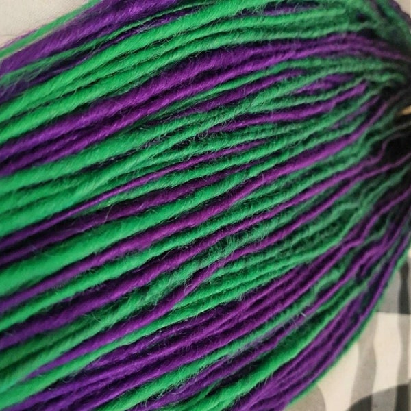 Purple and green Dreadlocks/DE & SE Dreads/Double and single ended dreads/Synthetic dreads extensions/Dreadlock hair extensions/Green dreads