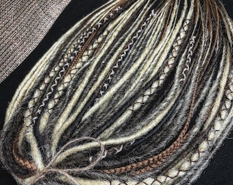 Dreads & braids extensions, viking loc extensions, Synthetic dreadlocks, Boho dread, Double \ Single ended dreadlock
