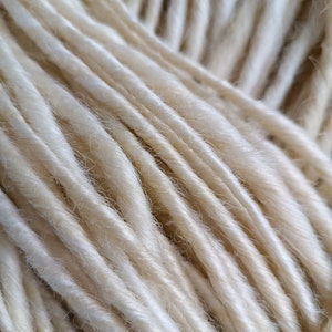 This set is Synthetic blonde crochet dreadlocks. This set can be Double ended dreads (DE) and Single ended dreads (SE) variation. This kit of dreads made by Synthetic hair - Kanekalon and ready to extensions. The material is light and absolutely safe