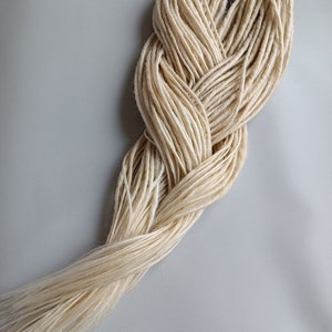 This set is Synthetic blonde crochet dreadlocks. This set can be Double ended dreads (DE) and Single ended dreads (SE) variation. This kit of dreads made by Synthetic hair - Kanekalon and ready to extensions. The material is light and absolutely safe