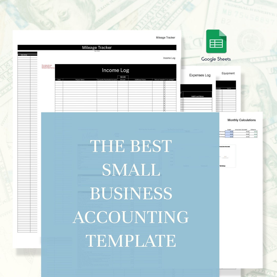 2025 Small Business Accounting Google Sheet | Budget Template (digital ...