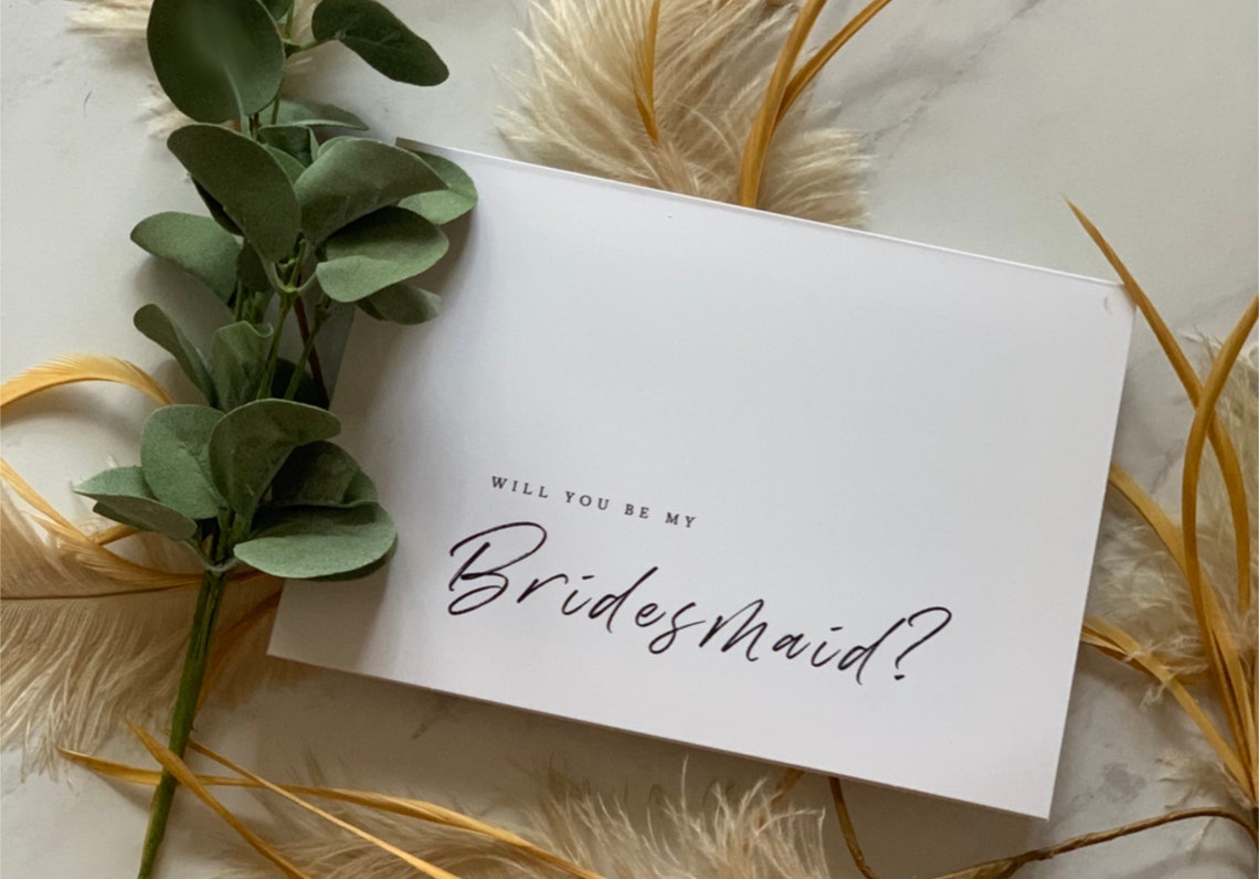 Set of 8 Bridesmaid Proposal Cards Etsy