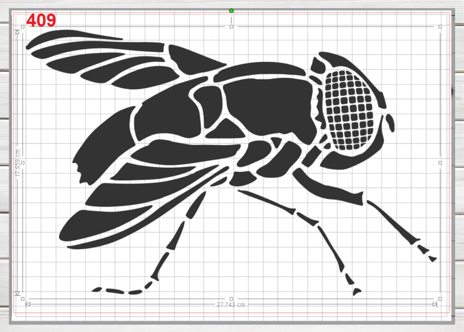 Giant Fly Insect Stencil Mylar Plastic 190mic A4 sheet size | Etsy
