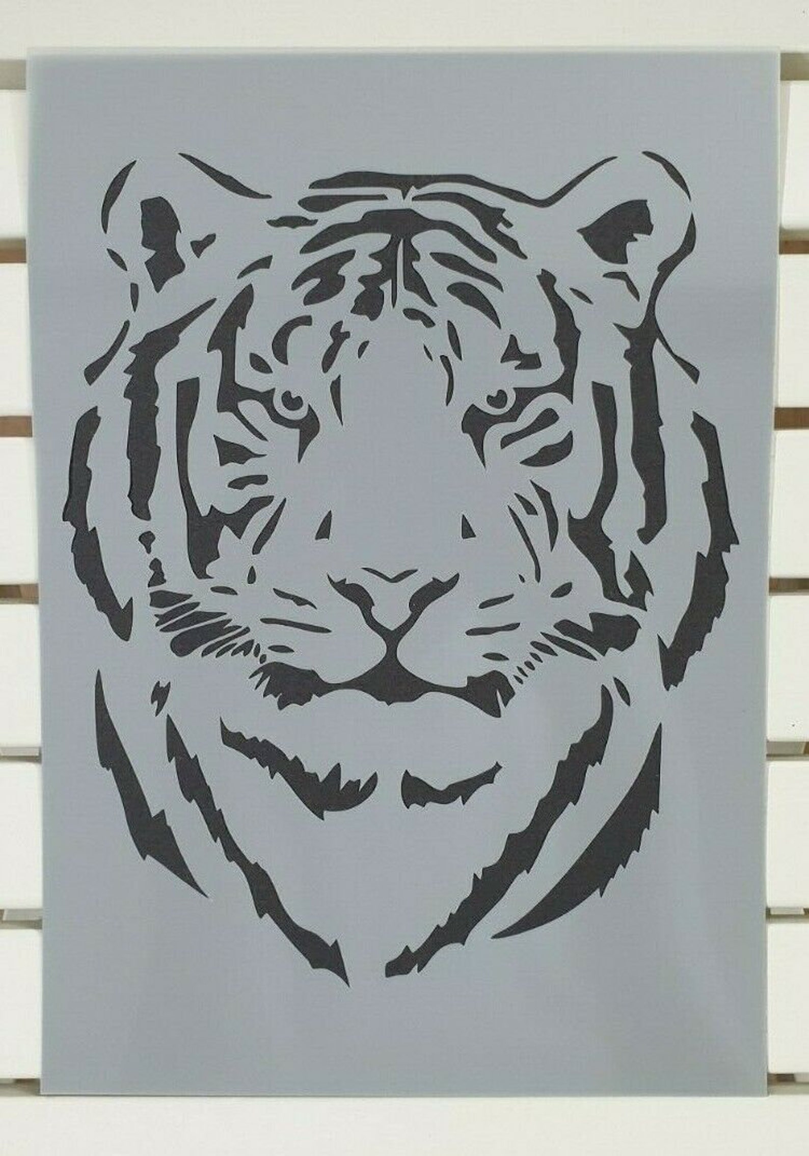 Large Tiger Face Head Stencil Mylar Plastic 190mic A4 Sheet - Etsy
