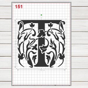 Schone Alphabet Buchstabe H Schablone Mylar Kunststoff 190mic Etsy