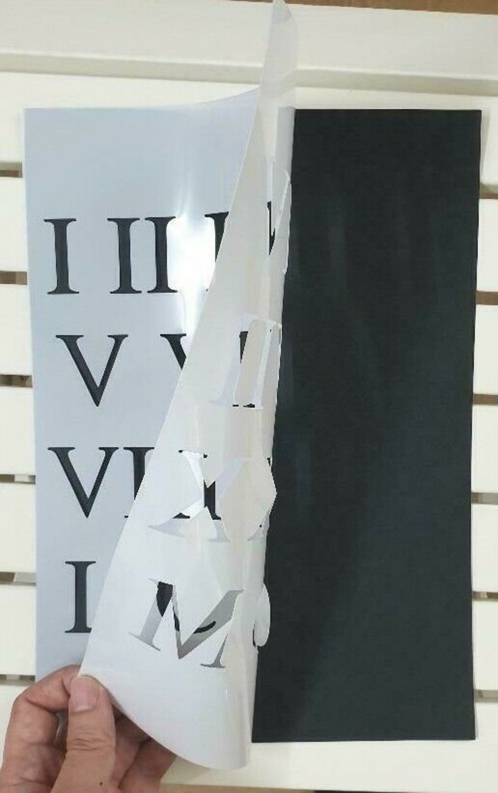Roman Numeral Numbers Stencil Mylar Plastic 190mic A4 Sheet Etsy