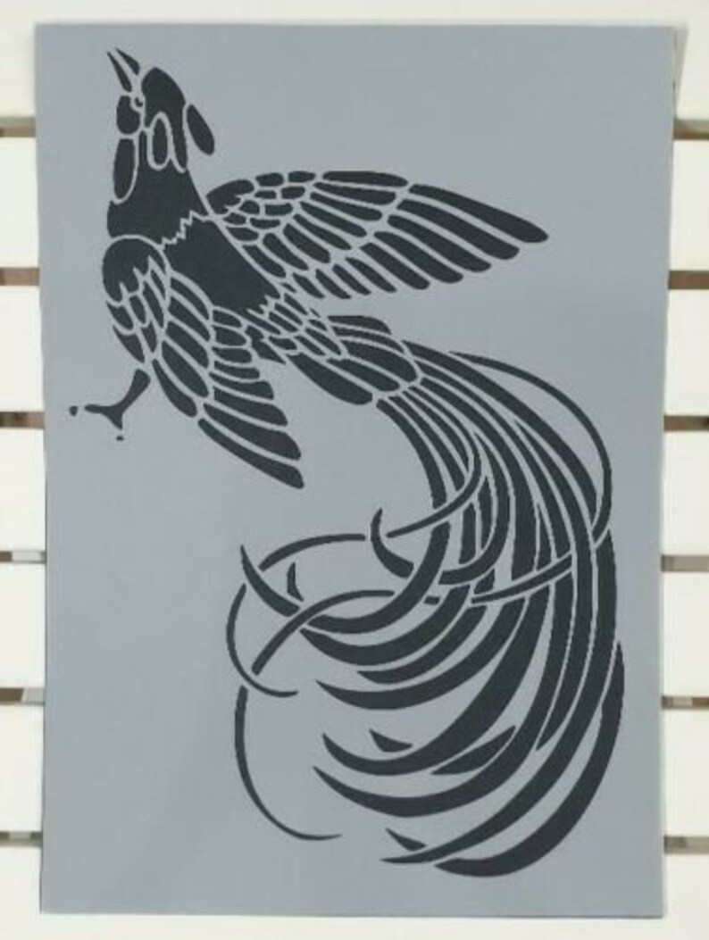 Nice Bird of Paradise Stencil Mylar Plastic 190mic A4 Sheet - Etsy