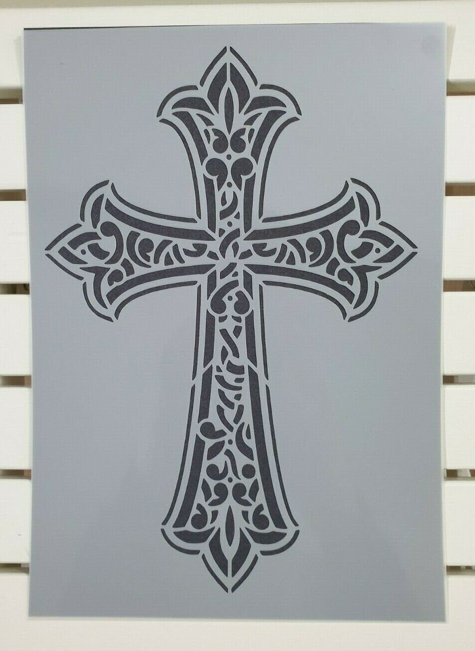 Big Celtic Cross Crucifix Stencil Mylar Plastic 190mic A4 - Etsy