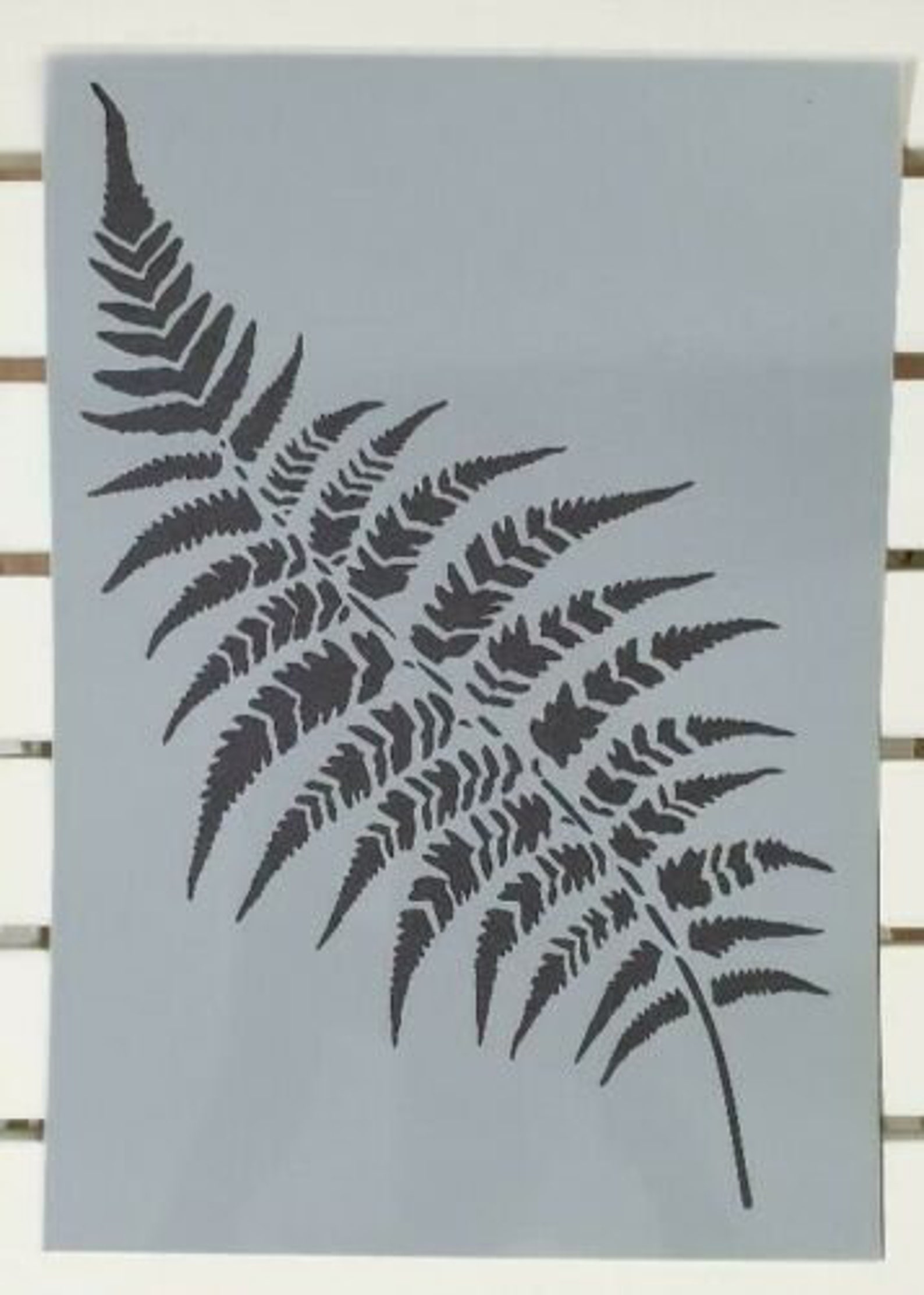 Large Fern Leaf Stencil Mylar Plastic 190mic A4 Sheet Size | Etsy