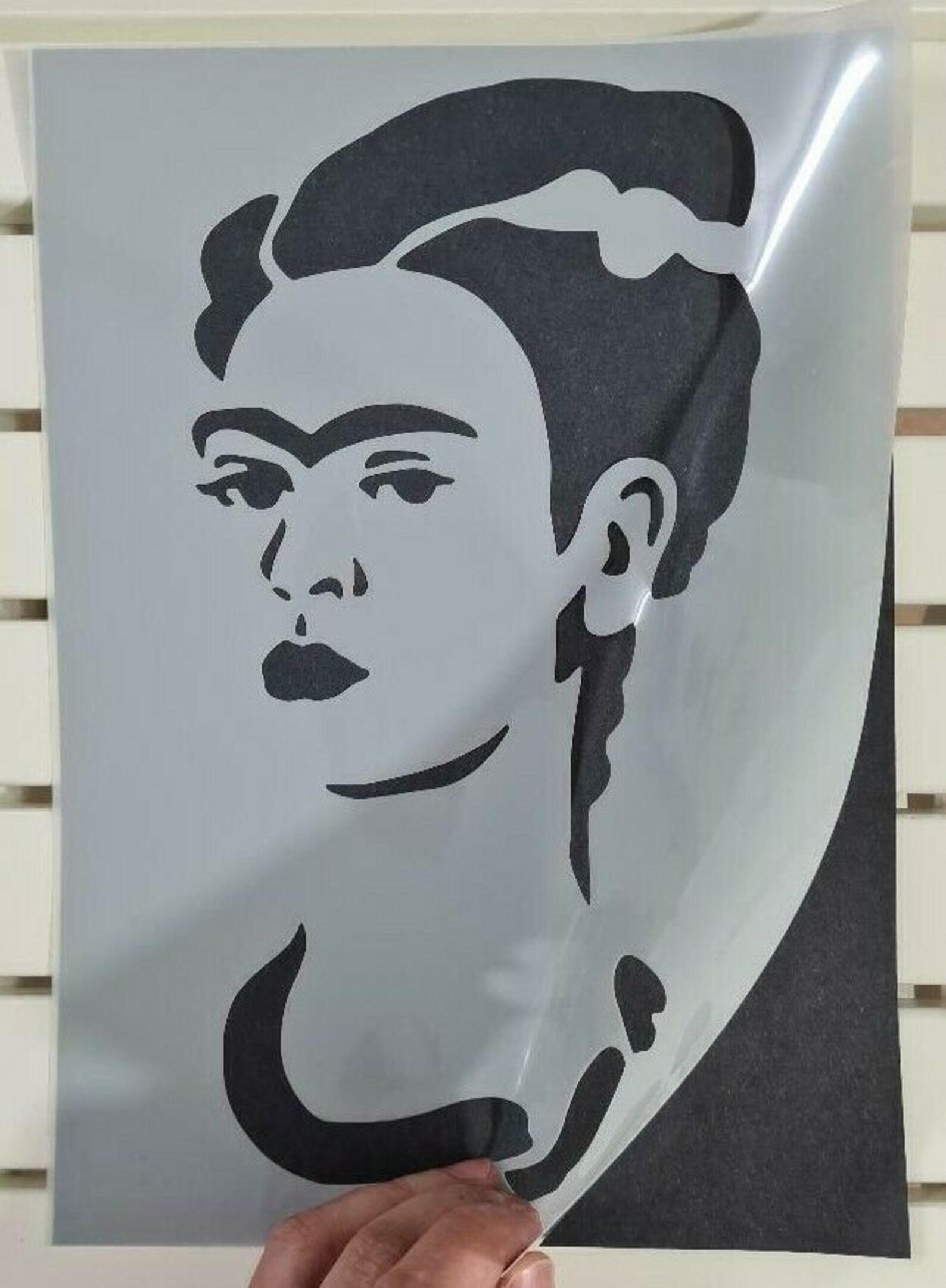 Frida Kahlo Portrait Stencil Mylar Plastic 190mic A4 Sheet Etsy frida-kahlo-portrait-stencil-mylar-plastic-190mic-a4-sheet-etsy