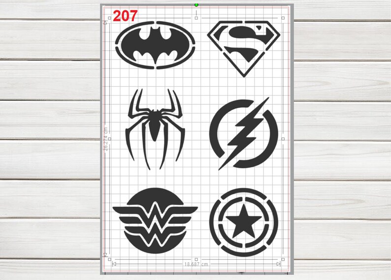 Marvel Super Heros Emblem Logo Stencil Mylar Plastic 190mic A4 - Etsy