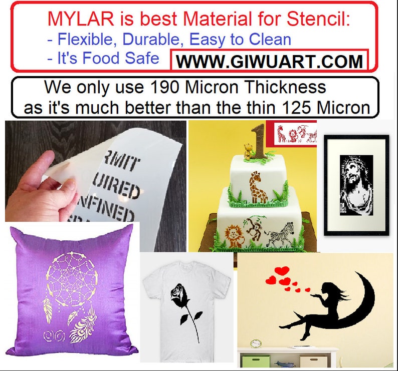 Voodoo Doll Witchcraft Stencil Mylar Plastic 190mic A4 sheet size strong reusable Painting Airbrush Craft Art Furniture Wall Deco