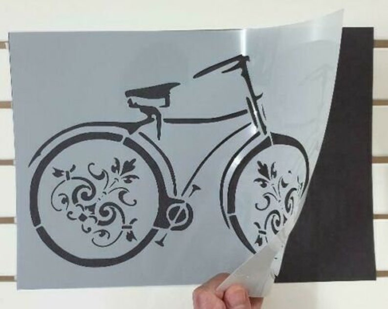 Large Cute Bicycle Stencil Mylar Plastic 190mic A4 Sheet Size - Etsy