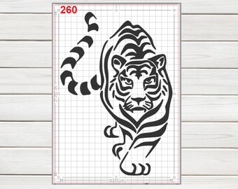 Zusammenfassung unserer Top Tiger schablone