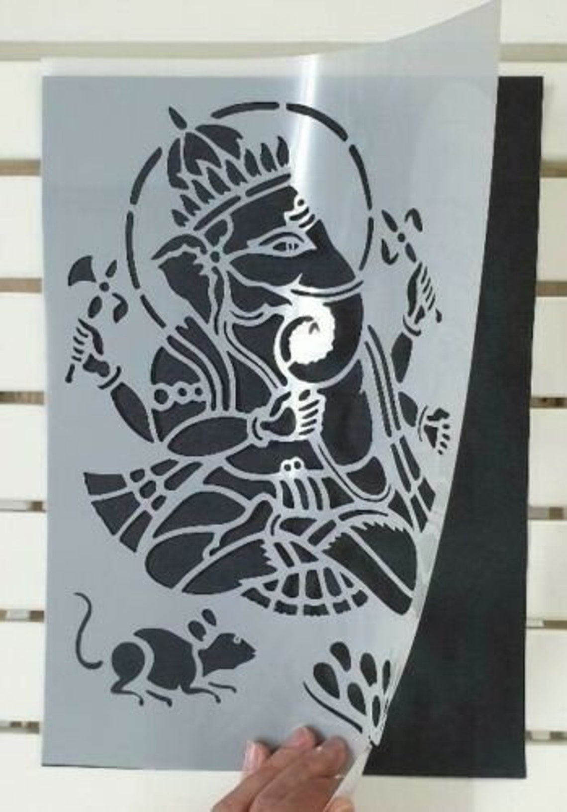 Ganesha Ganapati Vinayaka God Stencil Mylar Plastic 190mic A4 - Etsy