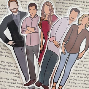Lustige Familien Lesezeichen