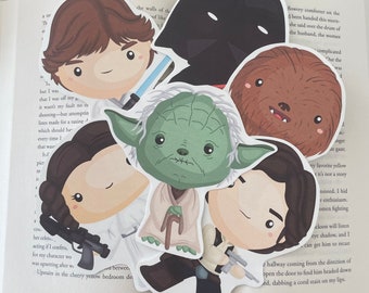 Wars inspired bookmarks |