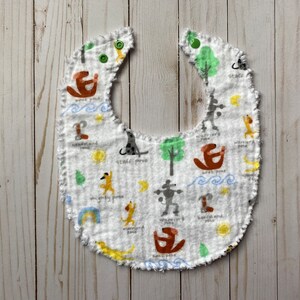Baby Lätzchen / Lätzchen / Flanell Lätzchen / Baby Geschenk / Baby Shower Geschenk / Chenille Lätzchen / Baby Accessoire / Wendelätzchen / Yoga Lätzchen / Hundelätzchen