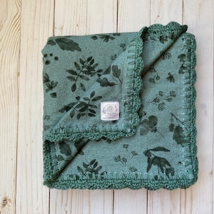 Flannel Blanket\Flannel Baby Blanket\ Betty Blanket\Crochet Edge Blanket\Baby Gift\Baby Shower Gift\Toddler Blanket\Baby Accessory